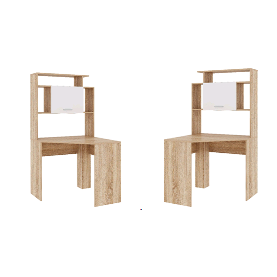 Компьютерный Стол Стайл №8.2 (Ш-890+890 x Г-388 x В-1658 мм)/Разные Цвета