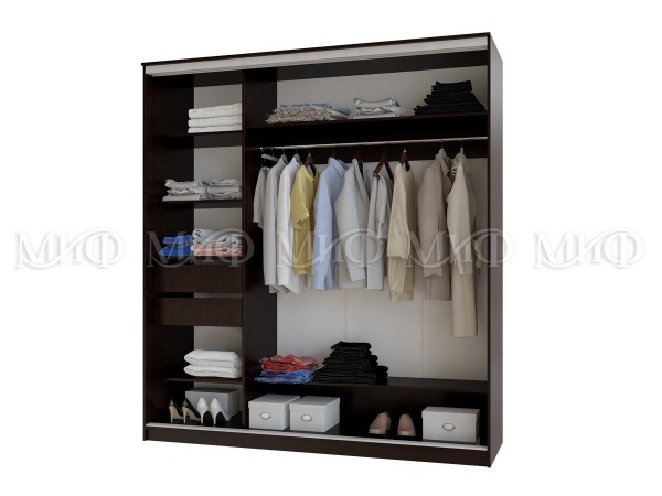 Шкаф-Купе Альянс (Ш-1000/1500/2000 х Г-600 х В-2200 мм)/Разные Цвета